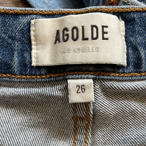 Agolde Blue Ankle & Cropped Jeans - Picture 10 of 11